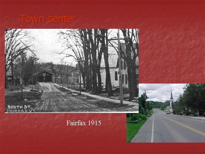 Town center Fairfax 1915 Town center Fairfax 1915