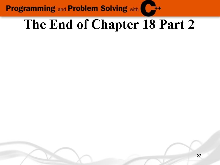 The End of Chapter 18 Part 2 23 