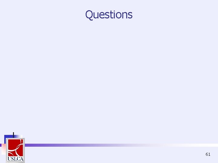 Questions 61 Questions 61