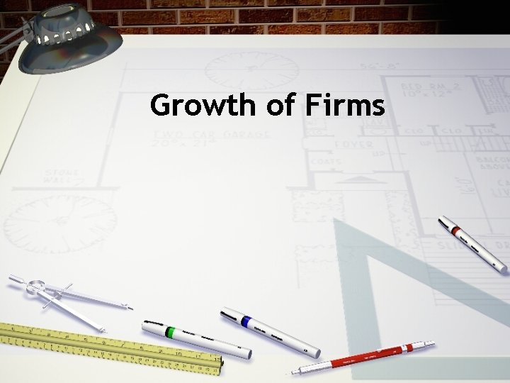 Growth of Firms 