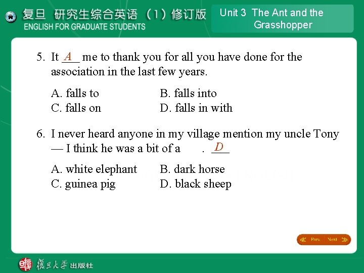 Unit 3 The Ant and the Grasshopper A me to thank you for all Unit 3 The Ant and the Grasshopper A me to thank you for all