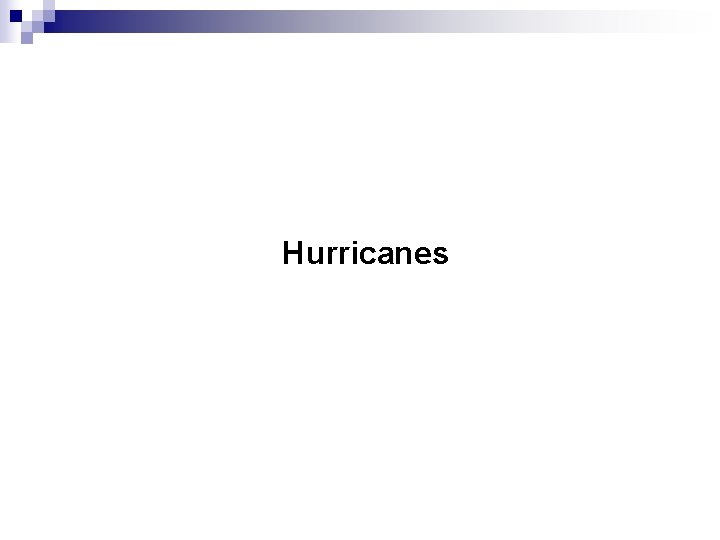 Hurricanes 