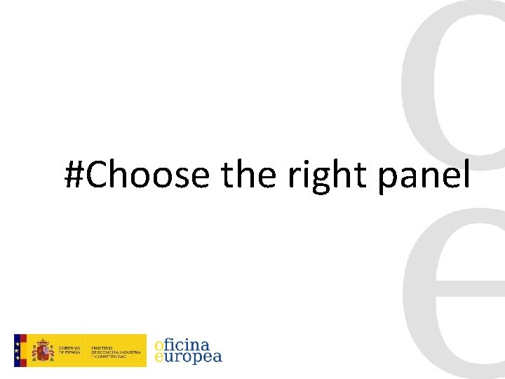 #Choose the right panel 