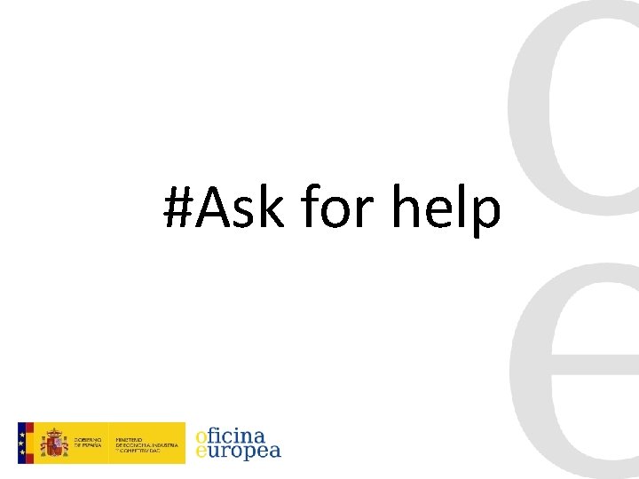 #Ask for help 