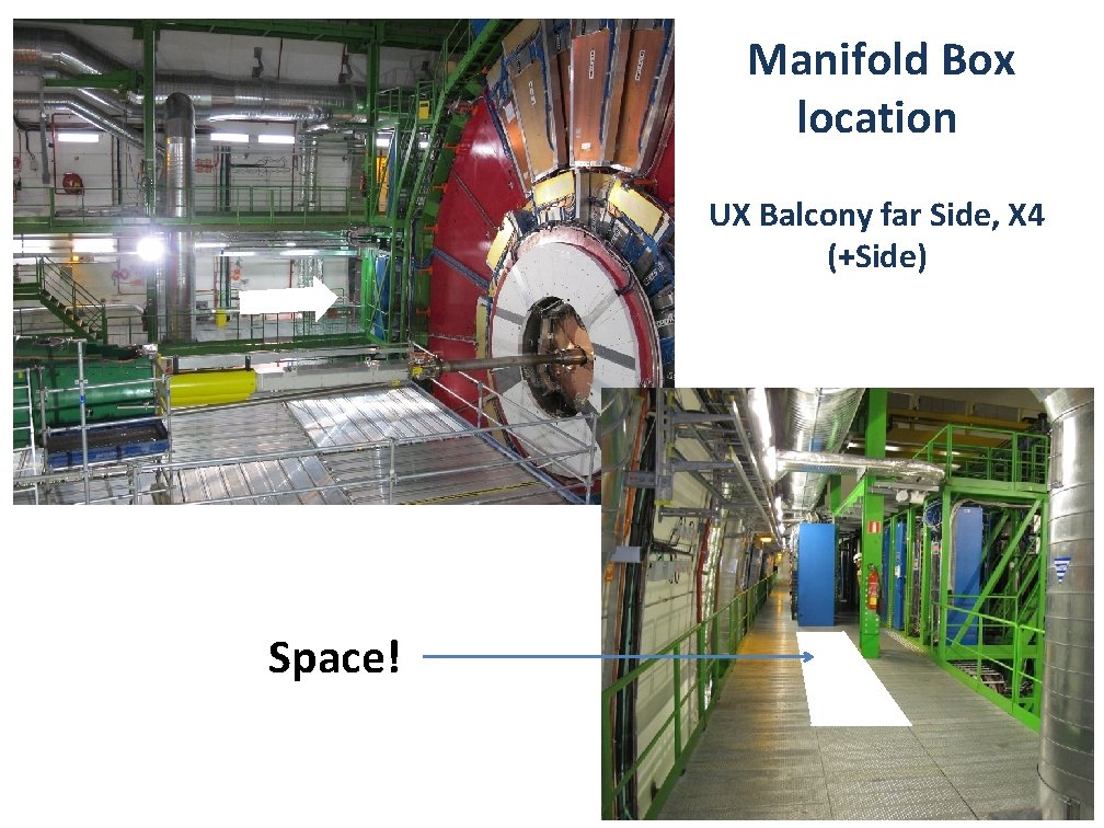 Manifold Box location UX Balcony far Side, X 4 (+Side) Space! 