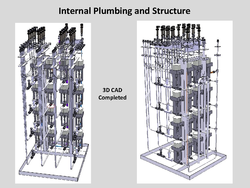 Internal Plumbing and Structure 3 D CAD Completed 