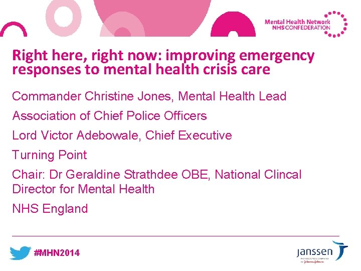 Right here, right now: improving emergency responses to mental health crisis care Commander Christine