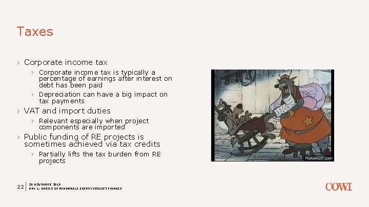 Taxes › Corporate income tax is typically a percentage of earnings after interest on