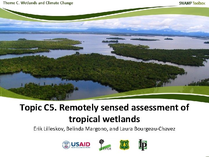 Topic C 5. Remotely sensed assessment of tropical wetlands Erik Lilleskov, Belinda Margono, and