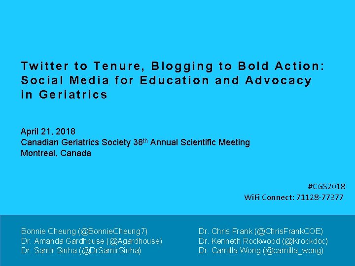 Twitter to Tenure, Blogging to Bold Action: Social Media for Education and Advocacy in