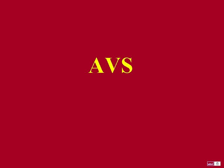 AVS LAVS AVS LAVS