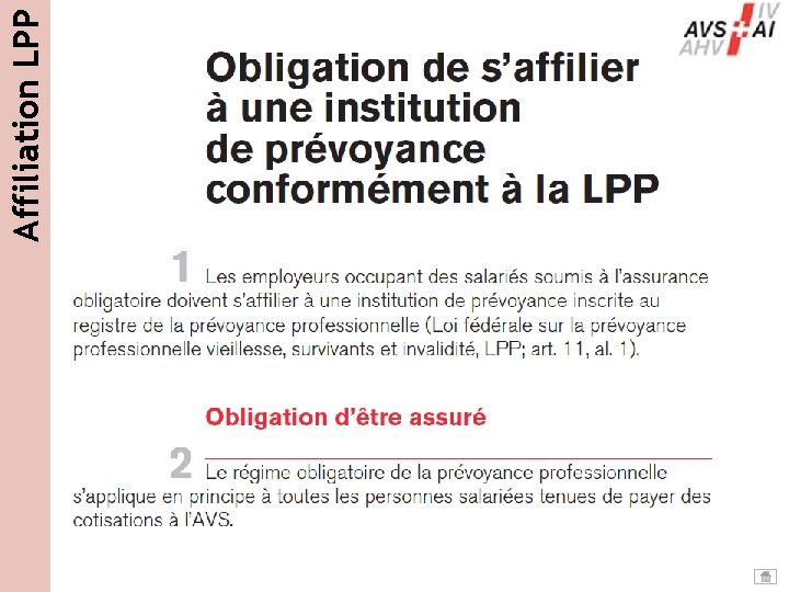 Affiliation LPP Affiliation LPP