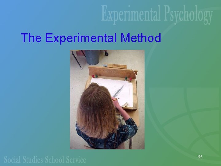 The Experimental Method 55 