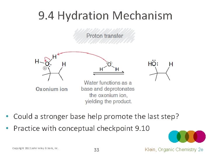 9. 4 Hydration Mechanism • Could a stronger base help promote the last step?