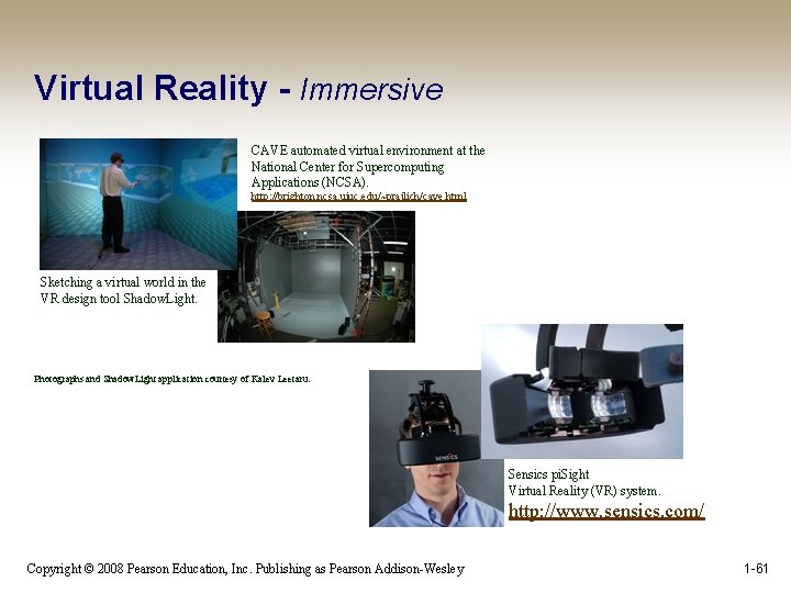 Virtual Reality - Immersive CAVE automated virtual environment at the National Center for Supercomputing