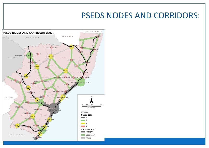 PSEDS NODES AND CORRIDORS: 