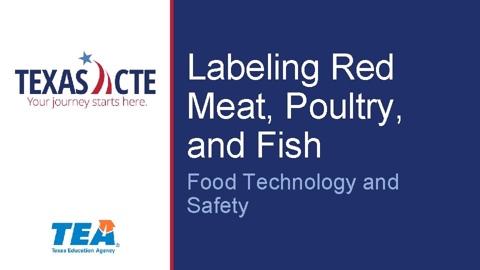 Labeling Red Meat, Poultry, and Fish Food Technology and Safety 