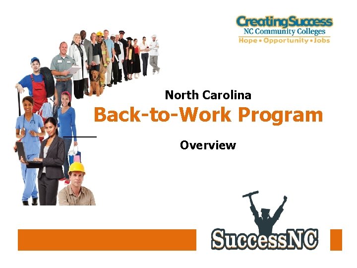 North Carolina Back-to-Work Program Overview 