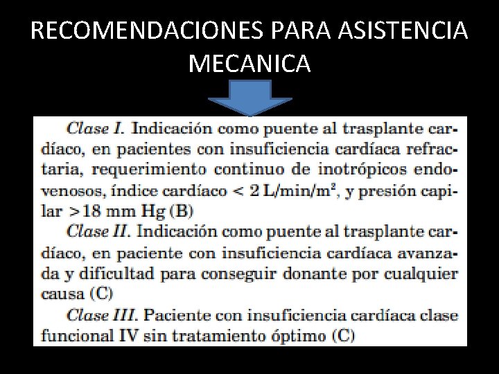 RECOMENDACIONES PARA ASISTENCIA MECANICA 