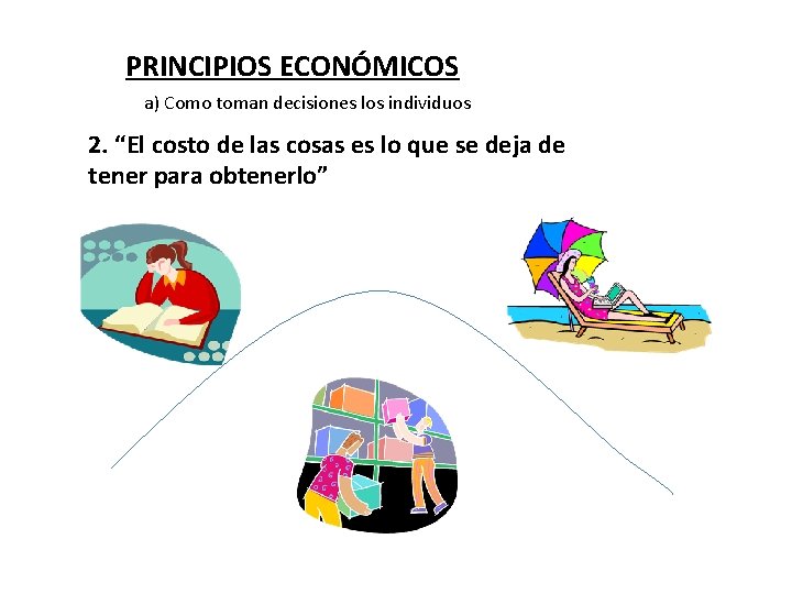 PRINCIPIOS ECONÓMICOS a) Como toman decisiones los individuos 2. “El costo de las cosas