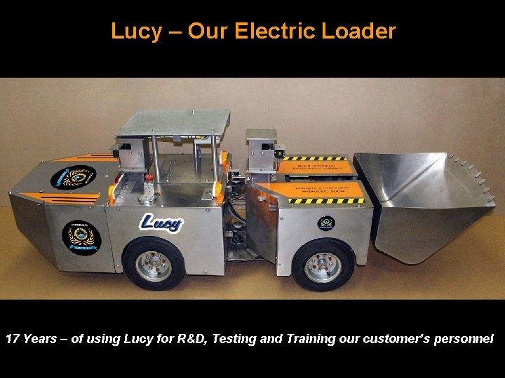 Lucy – Our Electric Loader 1/5 th SCALE CAT R 2900 LOADER 17 Years