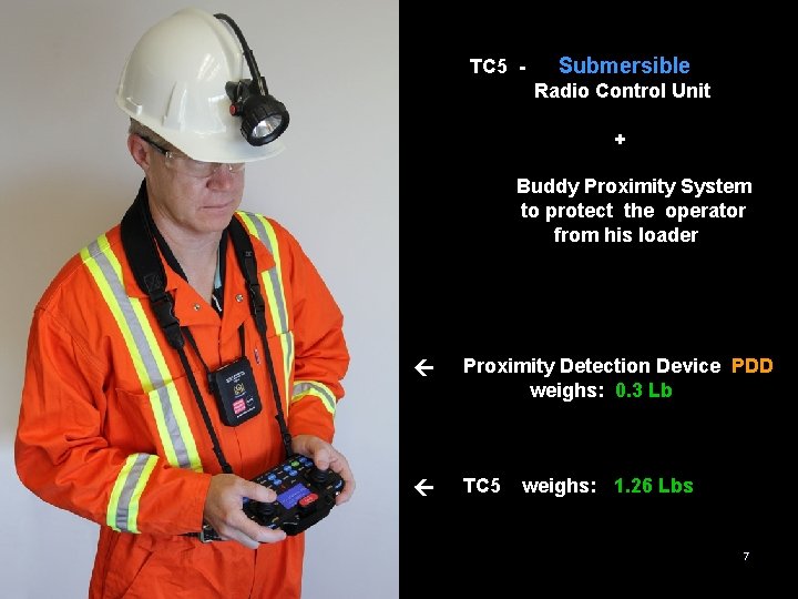 TC 5 - Submersible Radio Control Unit + Buddy Proximity System to protect the