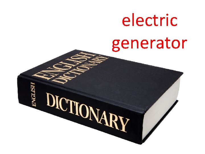 electric generator 