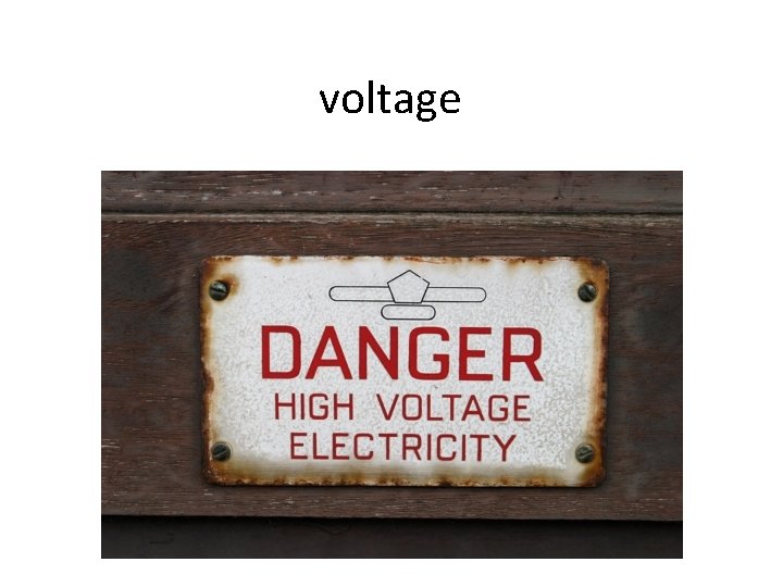 voltage 