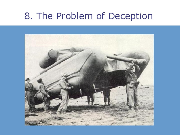 8. The Problem of Deception 