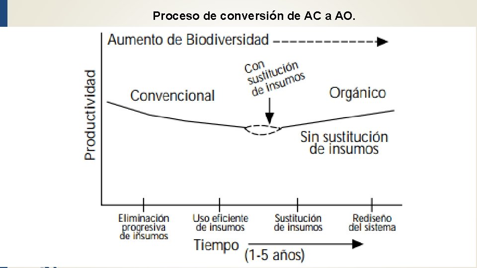 Proceso de conversión de AC a AO. 