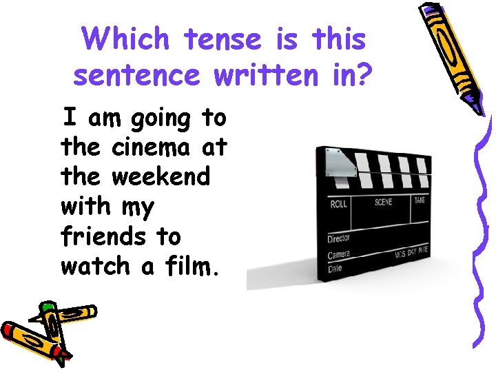 Which tense is this sentence written in? I am going to the cinema at