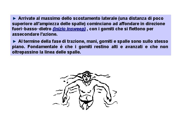  Arrivate al massimo dello scostamento laterale (una distanza di poco superiore all'ampiezza delle