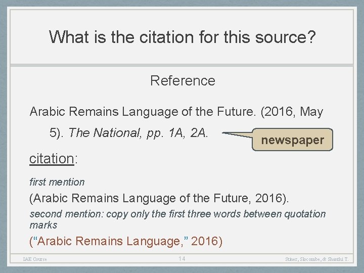 What is the citation for this source? Reference Arabic Remains Language of the Future.