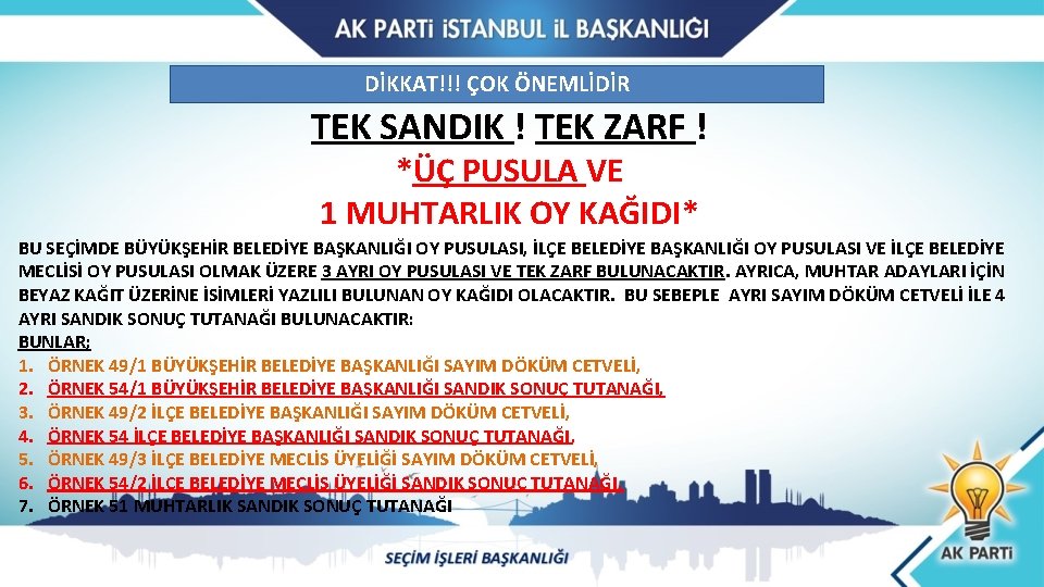 DİKKAT!!! ÇOK ÖNEMLİDİR TEK SANDIK ! TEK ZARF ! *ÜÇ PUSULA VE 1 MUHTARLIK