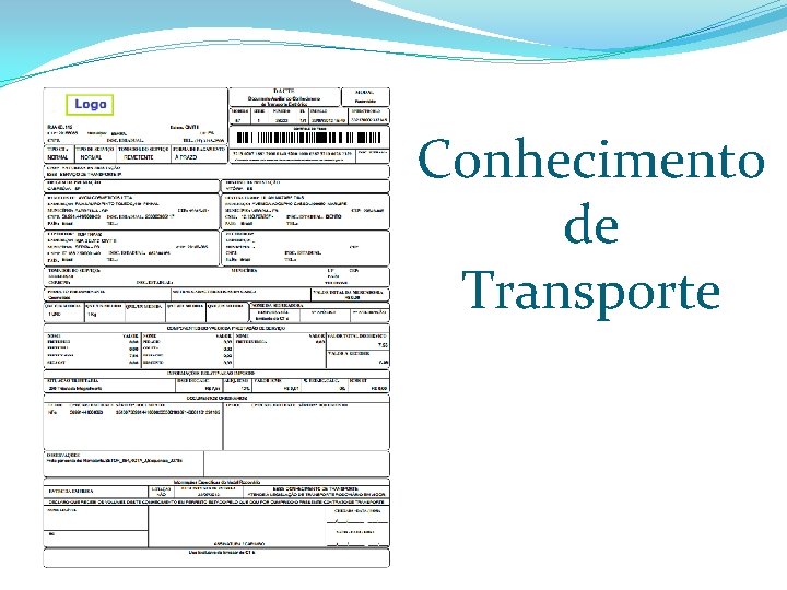 Conhecimento de Transporte 