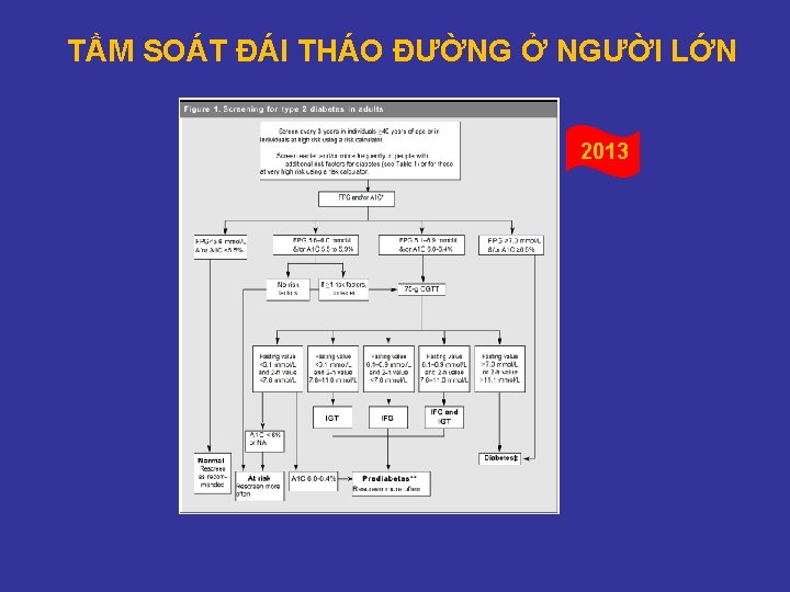 TẦM SOÁT ĐÁI THÁO ĐƯỜNG Ở NGƯỜI LỚN 2013 TẦM SOÁT ĐÁI THÁO ĐƯỜNG Ở NGƯỜI LỚN 2013