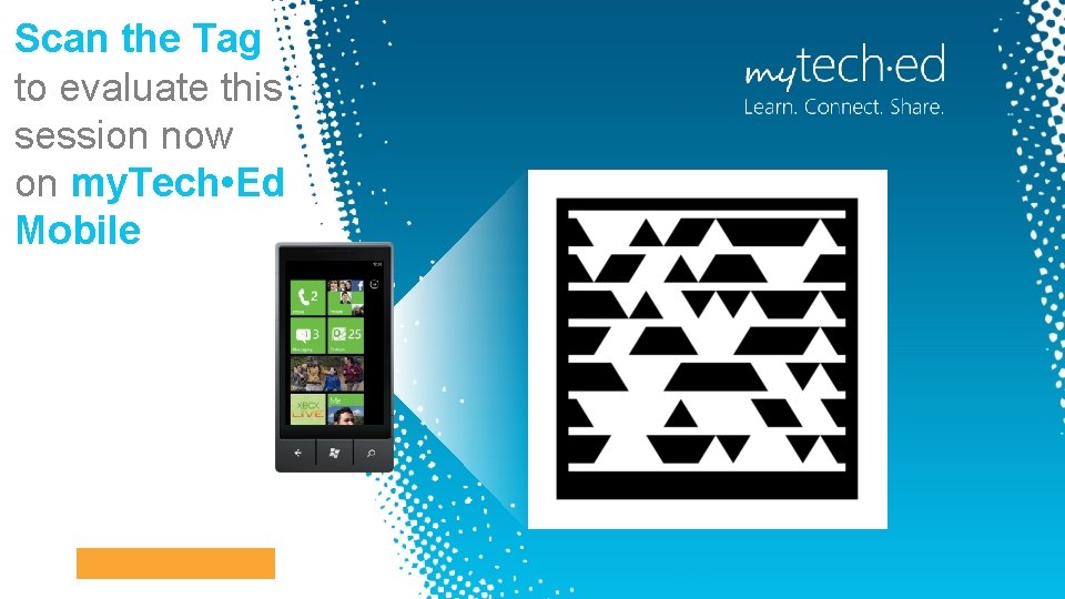 Scan the Tag to evaluate this session now on my. Tech • Ed Mobile Scan the Tag to evaluate this session now on my. Tech • Ed Mobile