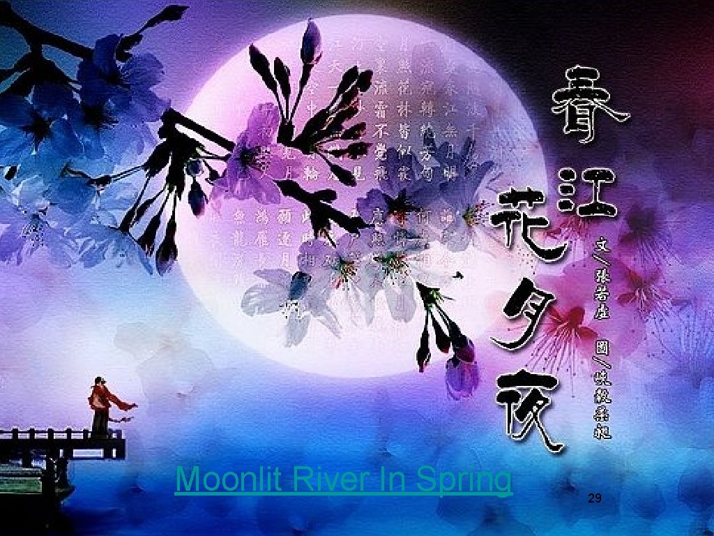 Moonlit River In Spring 29 