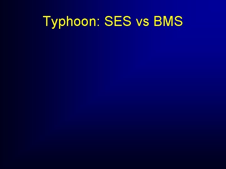 Typhoon: SES vs BMS Typhoon: SES vs BMS