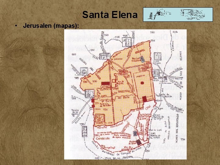 Santa Elena • Jerusalen (mapas): Santa Elena • Jerusalen (mapas):