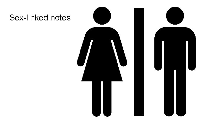 Sex-linked notes 