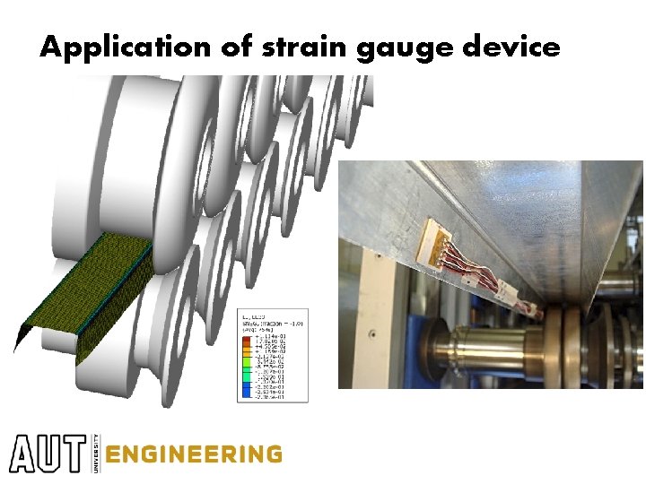 Application of strain gauge device Application of strain gauge device
