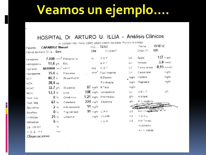 Veamos un ejemplo…. Veamos un ejemplo….