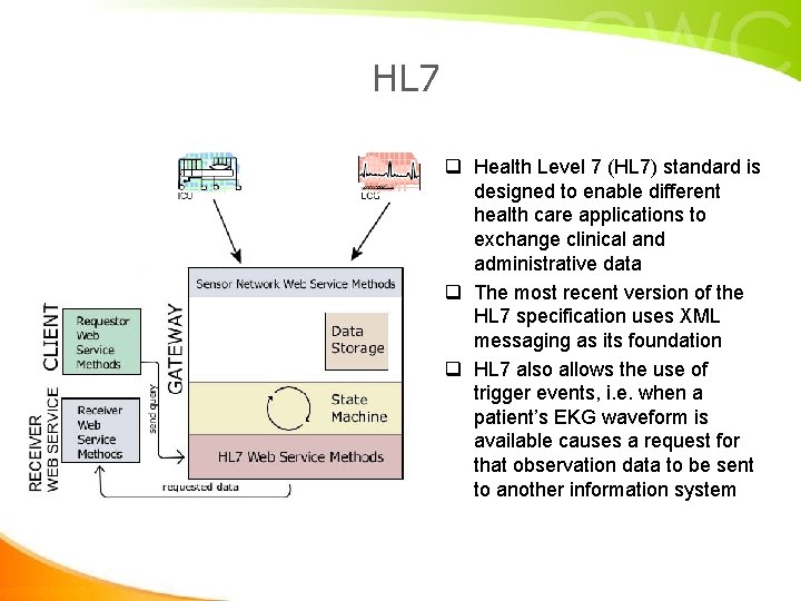 HL 7 q Health Level 7 (HL 7) standard is designed to enable different HL 7 q Health Level 7 (HL 7) standard is designed to enable different