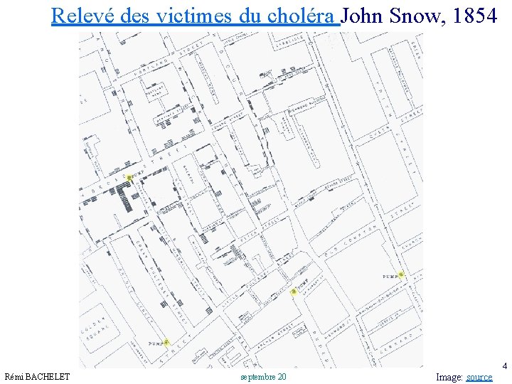 Relevé des victimes du choléra John Snow, 1854 4 Rémi BACHELET septembre 20 Utilisation