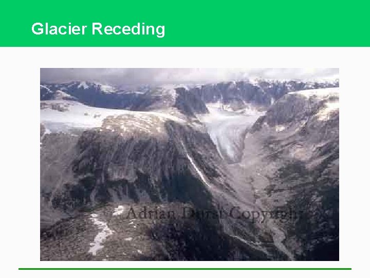 Glacier Receding 