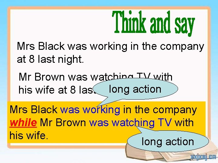 Mrs Black was working in the company at 8 last night. Mr Brown was
