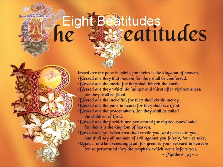 Eight Beatitudes 