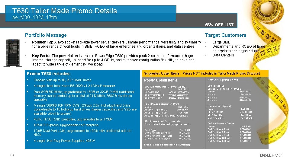 T 630 Tailor Made Promo Details pe_t 630_1023_17 tm 56% OFF LIST Portfolio Message