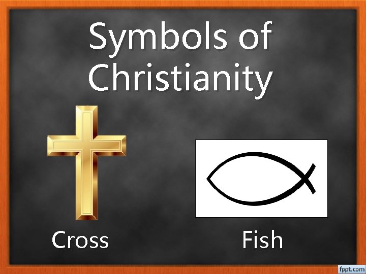 Symbols of Christianity Cross Fish 